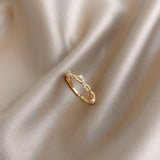 Korean Temperament Net Red Braided Twist Open Ring – Useful Gifts — 4