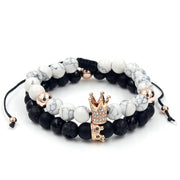 Braided High Crown White Diamond Mixed Wear Small – Jewelry Gift Ideas — 1