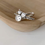 Retro Personality Cute Open Smiley Ring – Stylish Gifts — 1