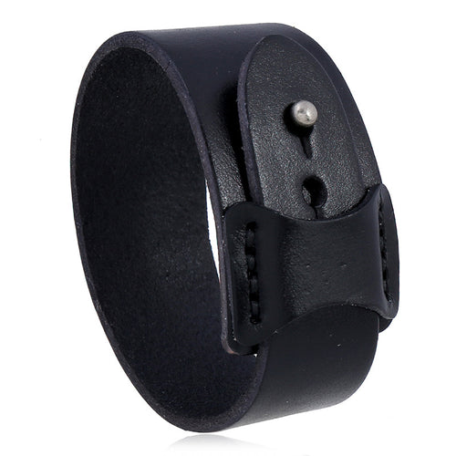 Cow Leather Irregular Bracelet For Men – Jewelry Gift Ideas — 2