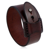 Cow Leather Irregular Bracelet For Men – Jewelry Gift Ideas — 5