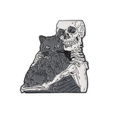 Skull Fish Raising Skull Hug Cat Funnel Bottle – Jewelry Gift Ideas — 5