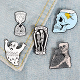 Skull Fish Raising Skull Hug Cat Funnel Bottle – Jewelry Gift Ideas — 7