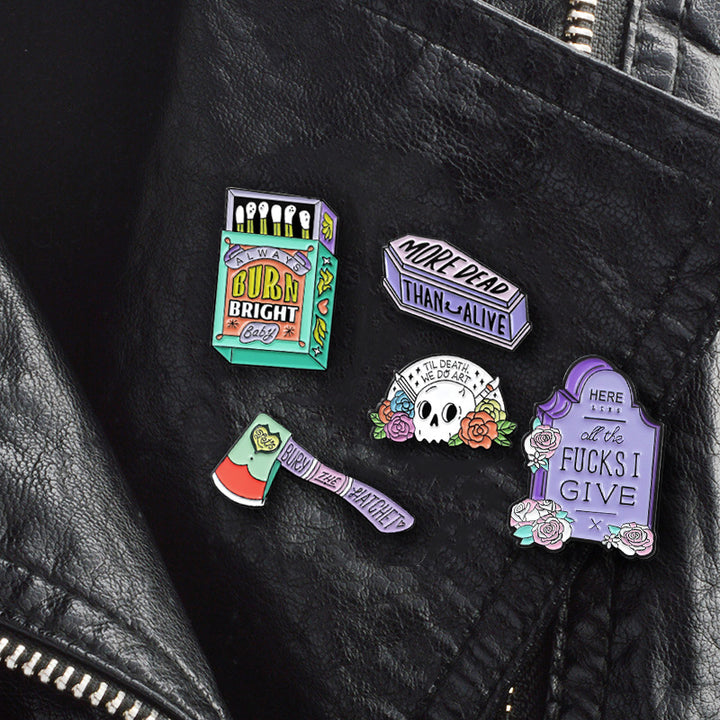 Hot New Cartoon Skull Matchbox And Axe – Jewelry Gift Ideas — 1