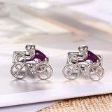 High Grade Stainless Steel Cufflinks Cycling Men's – Gifts for Him — 2
