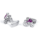 High Grade Stainless Steel Cufflinks Cycling Men's – Gifts for Him — 6