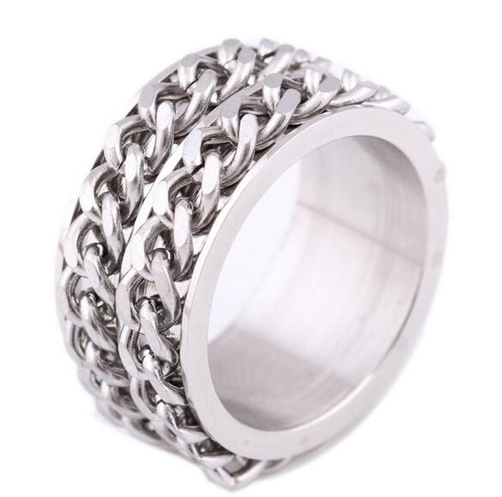 Vintage Chain Titanium Steel Men's Index Finger – Jewelry Gift Ideas — 1