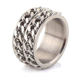 Vintage Chain Titanium Steel Men's Index Finger – Jewelry Gift Ideas — 4