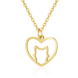 Cat Titanium Steel Necklace Female Fashion – Jewelry Gift Ideas — 12