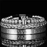 Stainless Steel Adjustable Roman Digital Crown – Jewelry Gift Ideas — 1