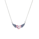 Fashionable Simple Love Heart Necklace Angel Wing – Jewelry Gift Ideas — 3