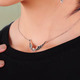 Simple light luxury diamond Wing Pendant – Jewelry Gift Ideas — 6