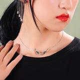 Simple light luxury diamond Wing Pendant – Jewelry Gift Ideas — 5