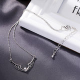 Simple light luxury diamond Wing Pendant – Jewelry Gift Ideas — 3