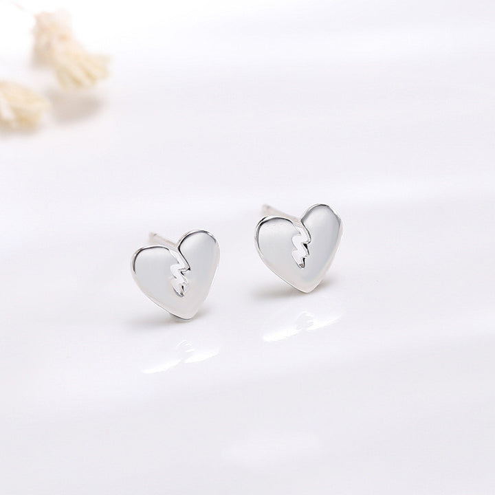 Love Earrings Female S925 Sterling Silver Personality – Stylish Gifts — 1