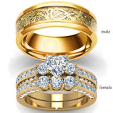 Accessories Fashion Stainless Steel Ring Inlaid Zircon – Stylish Gifts — 2