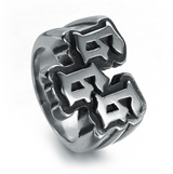 Titanium Steel Men's Dragon Ring Stainless Steel Drop – Gifts for Him — 5