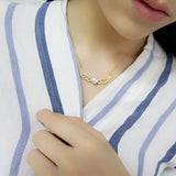 Fashionable Angel Feather Inlaid Pearl Necklace – Jewelry Gift Ideas — 2