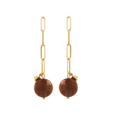Stainless Steel Chain Earrings Women Japanese – Stylish Gifts — 5