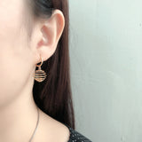 Leafy Spring Ball Dinosaur Earrings – Stylish Gifts — 5