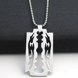 men chain stainless steel Blade necklaces men pendants – Stylish Gifts — 1