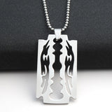 men chain stainless steel Blade necklaces men pendants – Stylish Gifts — 4