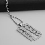 men chain stainless steel Blade necklaces men pendants – Stylish Gifts — 5
