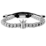 Luxury Roman Royal Crown Charm Bracelet Men – Jewelry Gift Ideas — 6