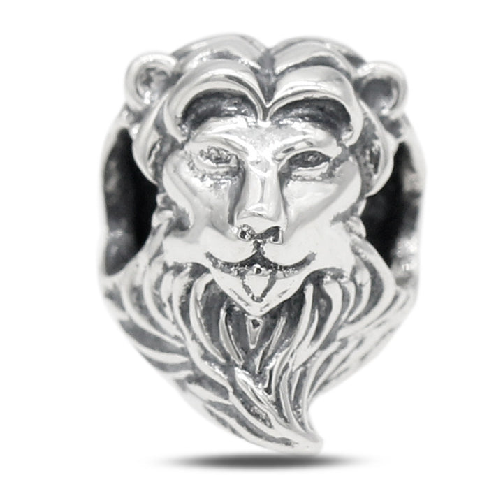 Diy Sterling Silver Lion Head Bracelet Beads – Jewelry Gift Ideas — 1