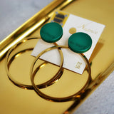Korean Elegant Disc Circle Earrings – Special Occasion Gifts — 5
