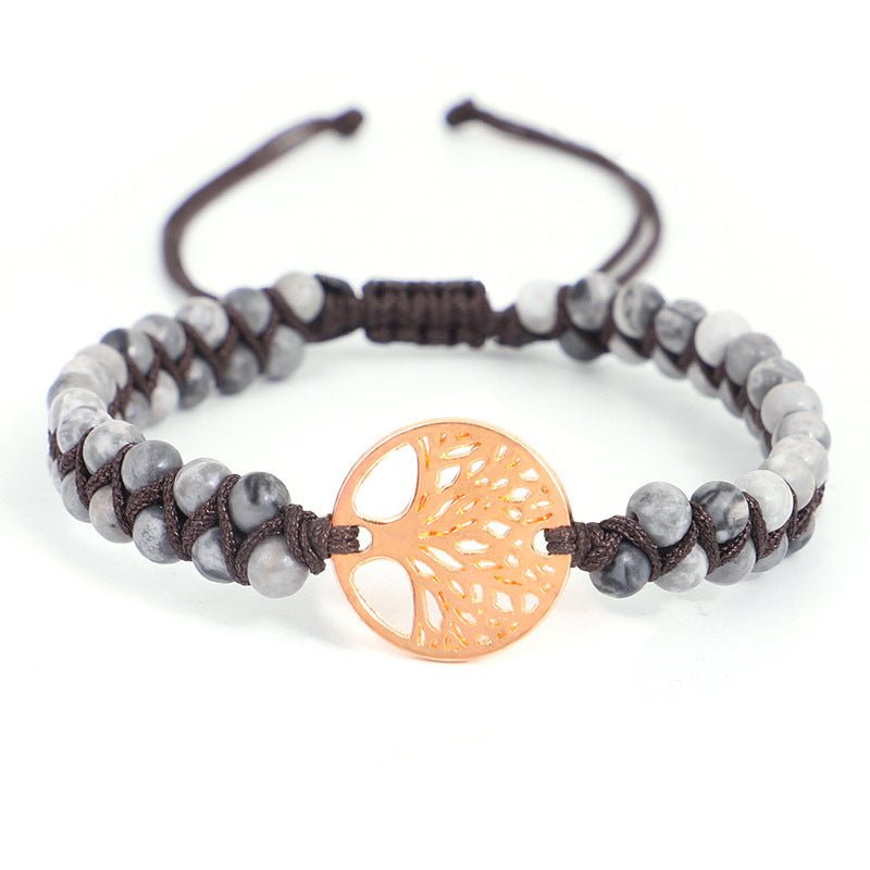 Woven Twine Double Tree of Life Yoga Bracelet – Jewelry Gift Ideas — 1