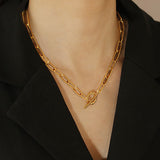 Op Buckle Clavicle Necklace Retro Street Shooting – Jewelry Gift Ideas — 3