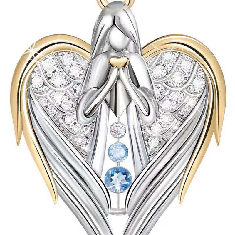 Diamond Angel Necklace – Jewelry Gift Ideas — 1