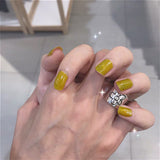 Adjustable small flower daisy ring chrysanthemum – Birthday Gifts — 5