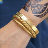 Titanium Steel Bracelet Set Male Personality – Jewelry Gift Ideas — 5