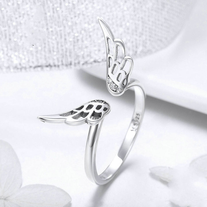 Wings Opening Sterling Silver Fairy Wings Ring – Stylish Gifts — 1