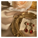 Red Gemstone And Diamond Pendant – Jewelry Gift Ideas — 3