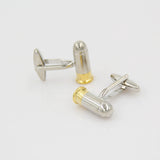 Two-tone Bullet Cufflinks French Shirt Cuff Nails – Everyday Gifts — 3