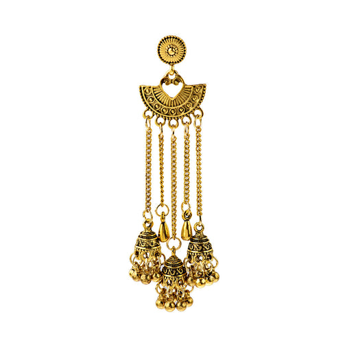 Alloy Tassel Pendant Long Heart-shaped Fan Bell – Jewelry Gift Ideas — 1