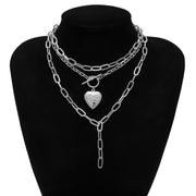 Creative Geometric Thick Chain Tassel Necklace – Jewelry Gift Ideas — 11