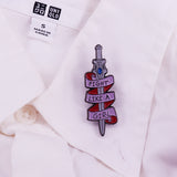 Power Princess Brooch 80s Cartoon Charm Feminism – Jewelry Gift Ideas — 1