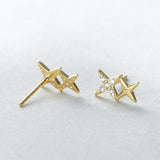 Star Sterling Silver Stud Earrings – Small Gift Ideas — 2
