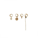 Temperament Eight-pointed Star Set Earrings Female Ear – Gifts for Her — 5