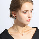 Letter Titanium Steel Tassel Long Earrings Women – Gifts for Her — 2