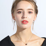 Letter Titanium Steel Tassel Long Earrings Women – Gifts for Her — 4