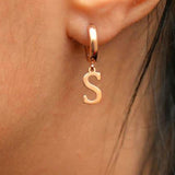 Women's Stainless Steel 26 Letter Earrings – Gifts for Her — 5