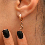 Women's Stainless Steel 26 Letter Earrings – Gifts for Her — 1