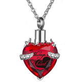 Stainless Steel Birthday Stone Urn Necklace Love – Jewelry Gift Ideas — 8