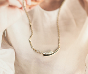 Hot S925 Silver Plated 14K Gold Necklace Simple – Jewelry Gift Ideas — 3