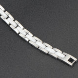 Single Row Black And White Ceramic Couple – Jewelry Gift Ideas — 4